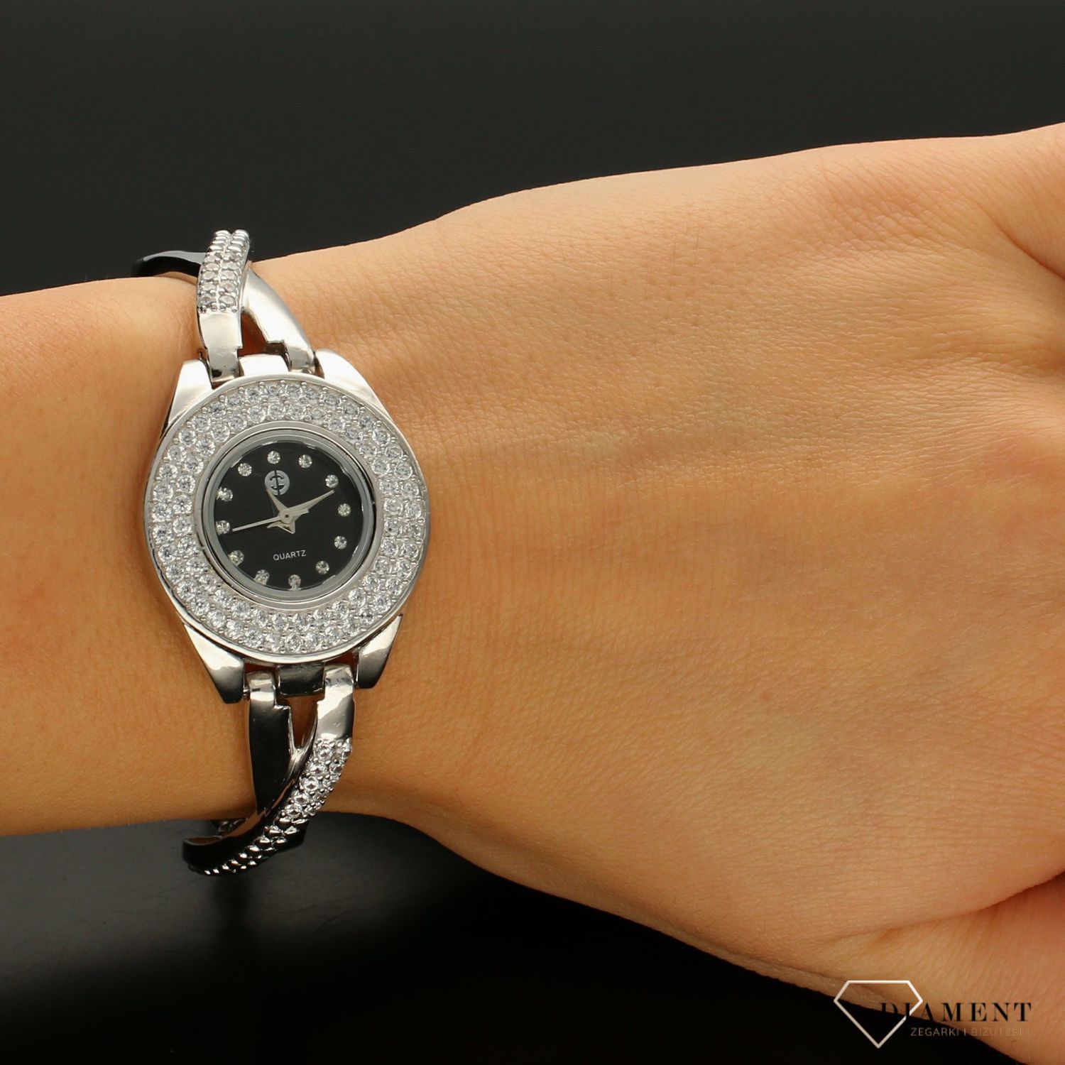 Zegarek srebrny damski 'Elegancja i blask' DIA-ZEG-1348-925 DIA-ZEG-1348-925 (1).jpg