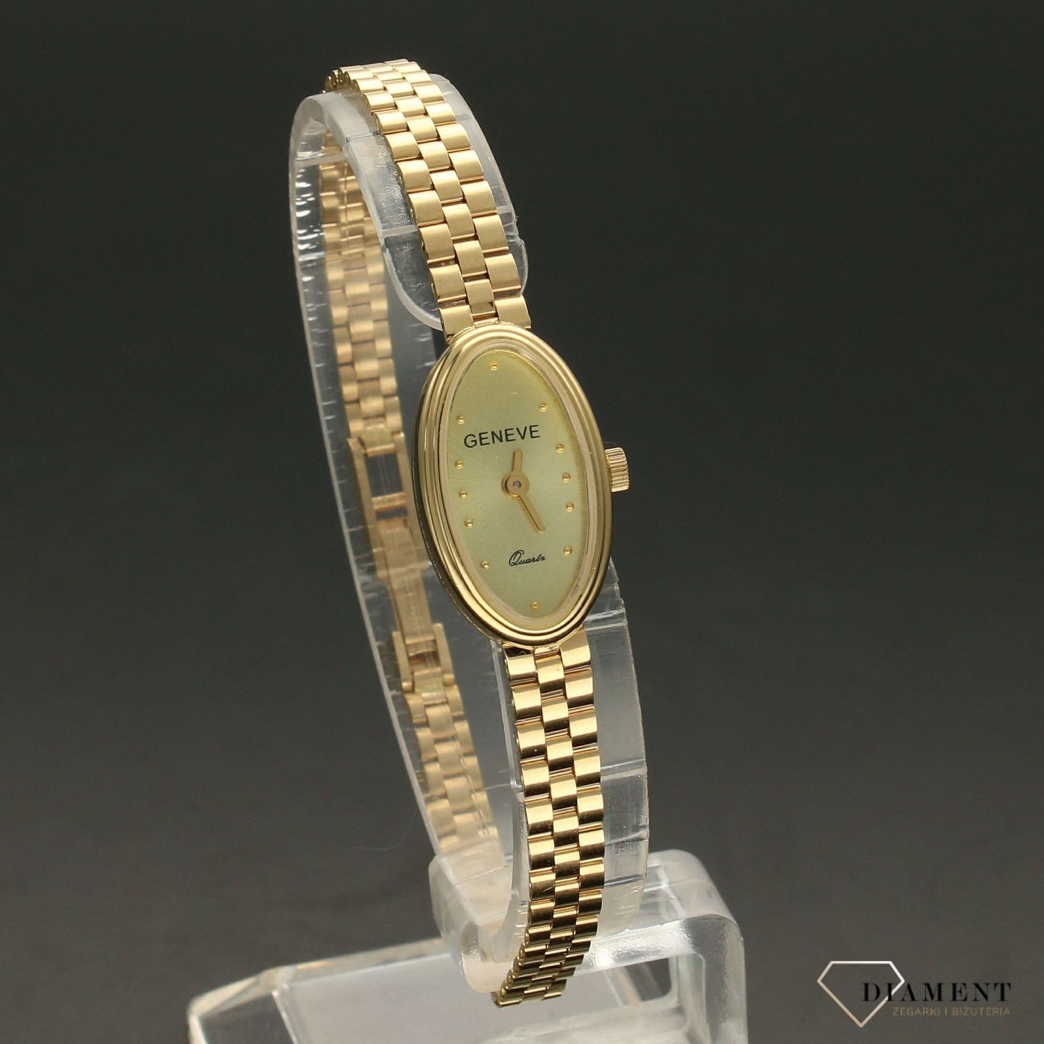 Zegarek ze złota próby 585 na bransolecie z owalną kopertą DIA-ZEG-3276-585 ⌚ (1).jpg