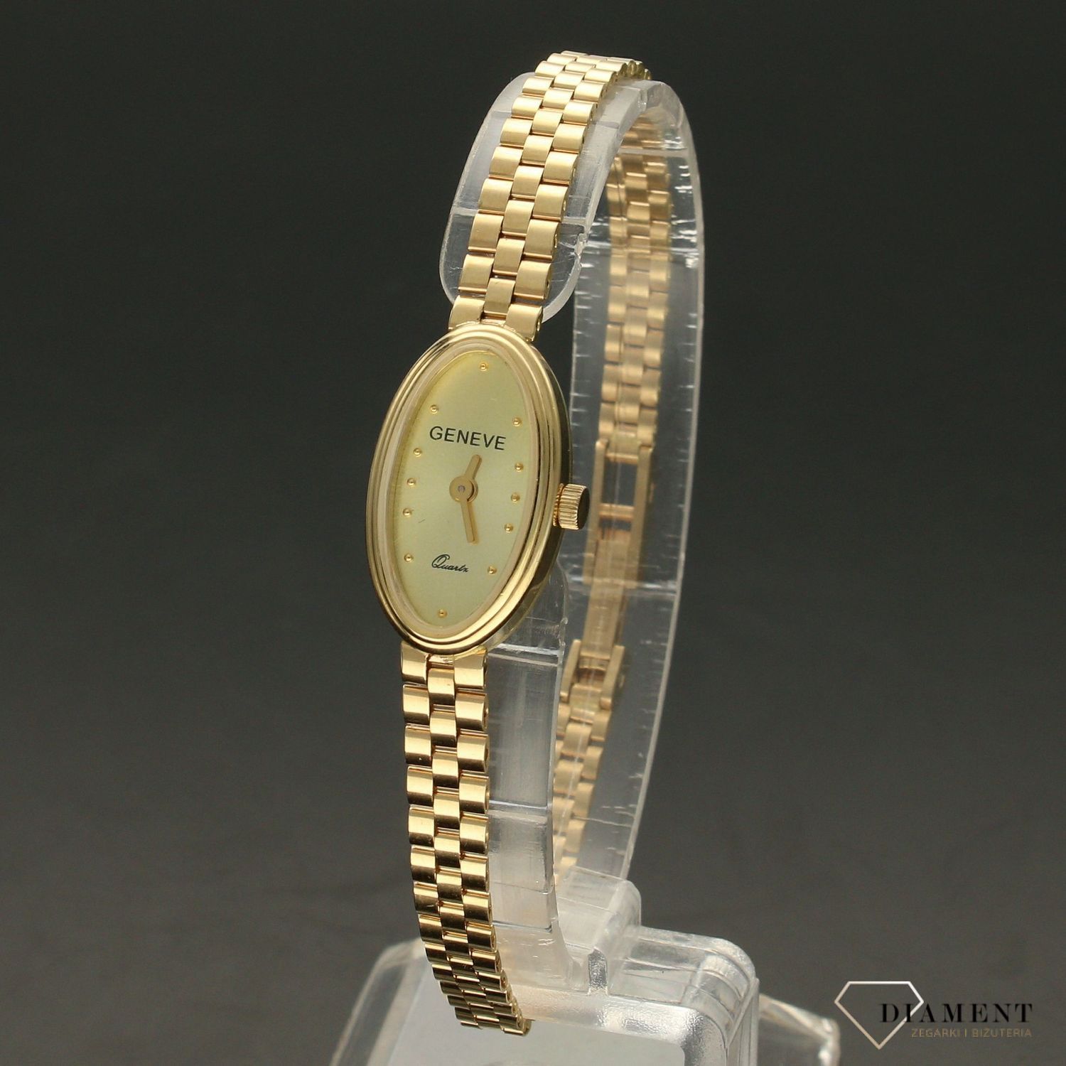 Zegarek ze złota próby 585 na bransolecie z owalną kopertą DIA-ZEG-3276-585 ⌚ (1).jpg