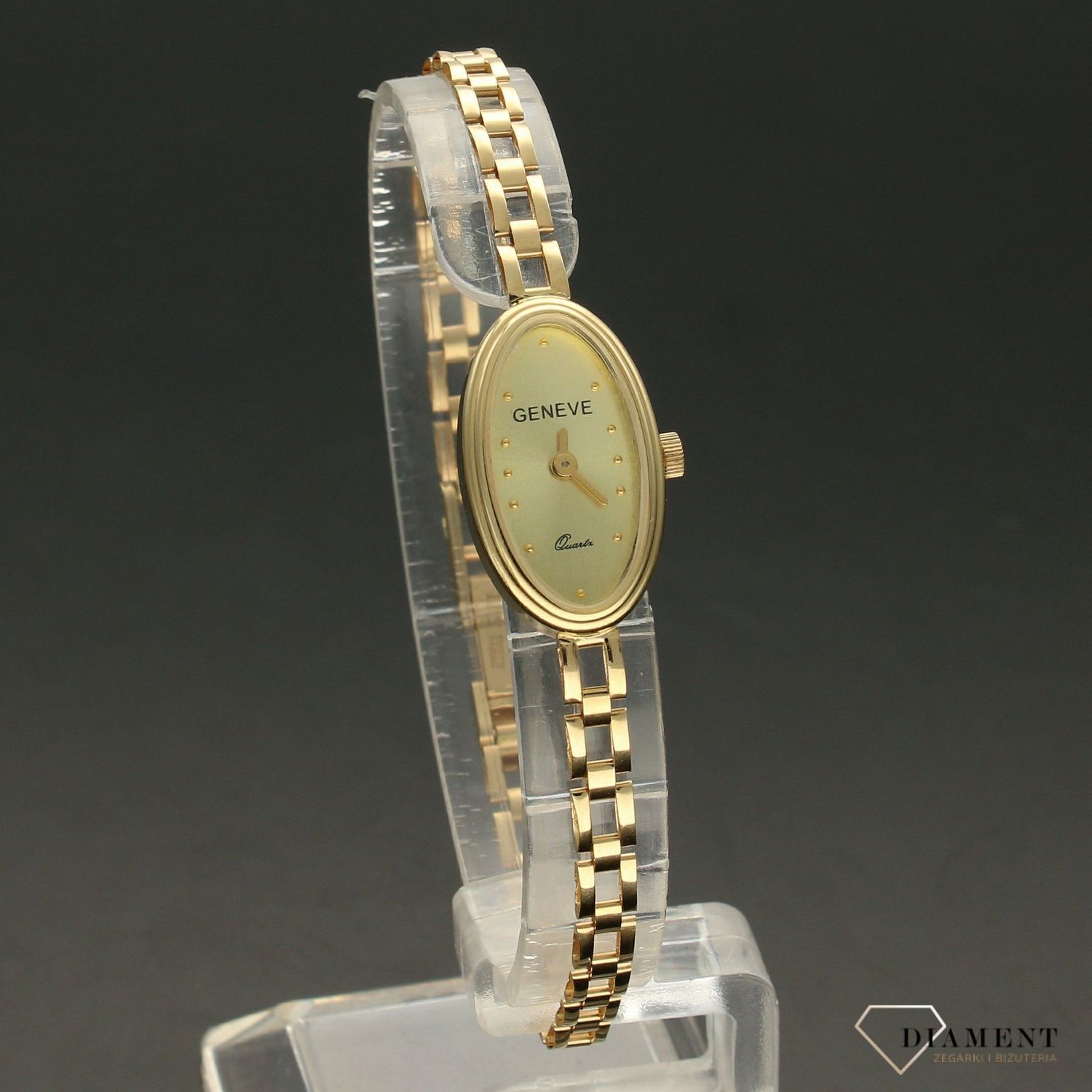 Zegarek złoty na bransolecie 'Minimalistyczny Owal' DIA-ZEG-3277-585 (1).jpg