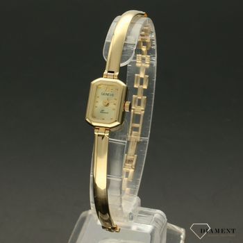 Zegarek damski ze złota na bransolecie 'Subtelny kwadracik'  DIA-ZEG-3278-585 (2).jpg