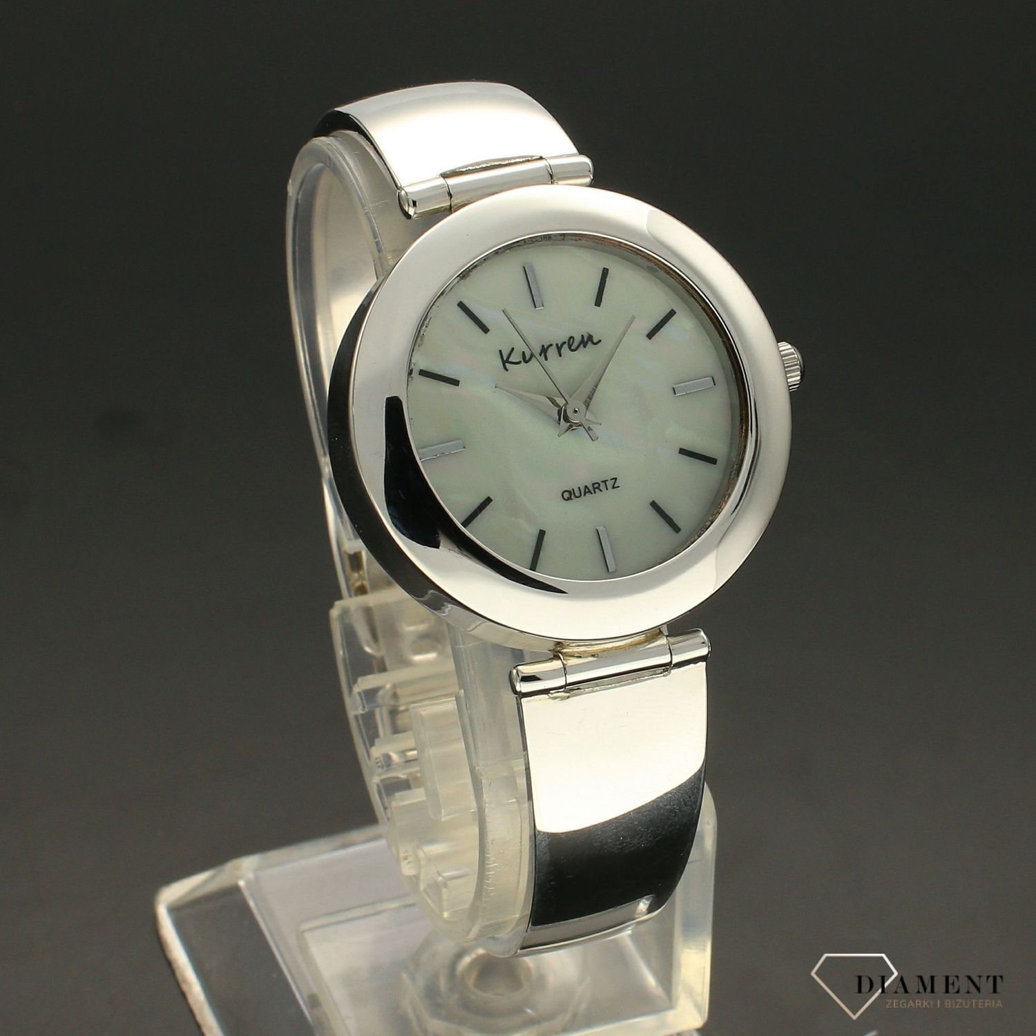 Zegarek damski srebrny na bransolecie 'Srebrna Perła' DIA-ZEG-SREBRNY12-925 (1).jpg