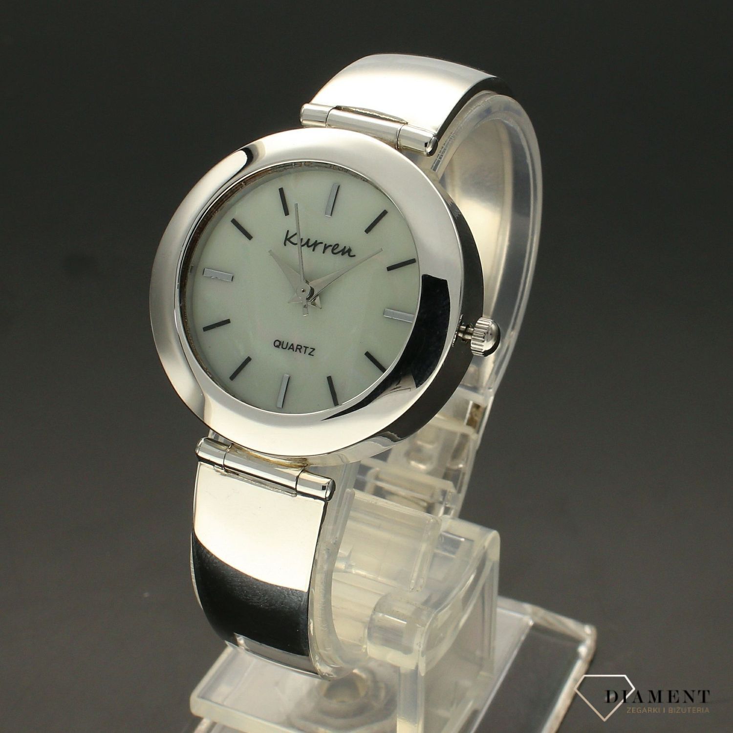 Zegarek damski srebrny na bransolecie 'Srebrna Perła' DIA-ZEG-SREBRNY12-925 (1).jpg