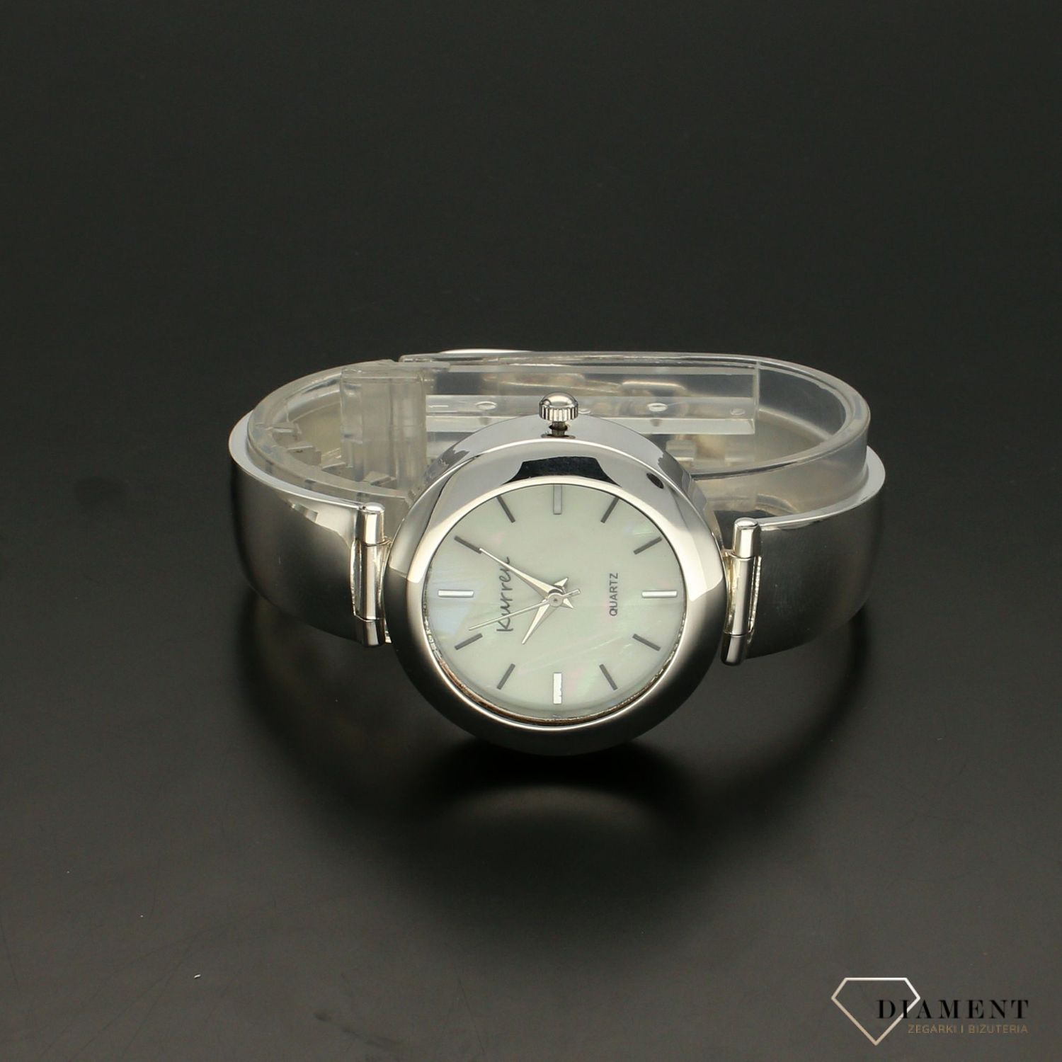 Zegarek damski srebrny na bransolecie 'Srebrna Perła' DIA-ZEG-SREBRNY12-925 (1).jpg