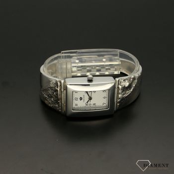 Zegarek damski srebrny na bransolecie 'Czytelny prostokąt' DIA-ZEG-SREBRNY13-925 (3).jpg