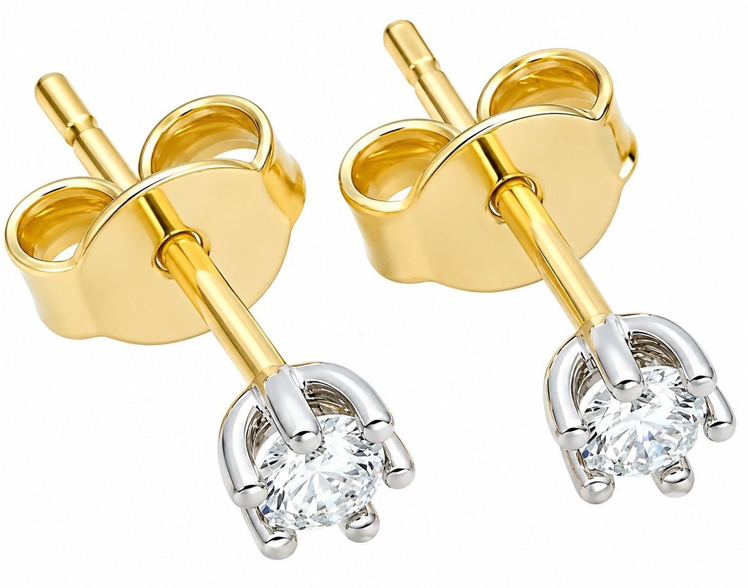 Złote kolczyki damskie z diamentami 0,36 ct HSI2 na sztyftd.jpg