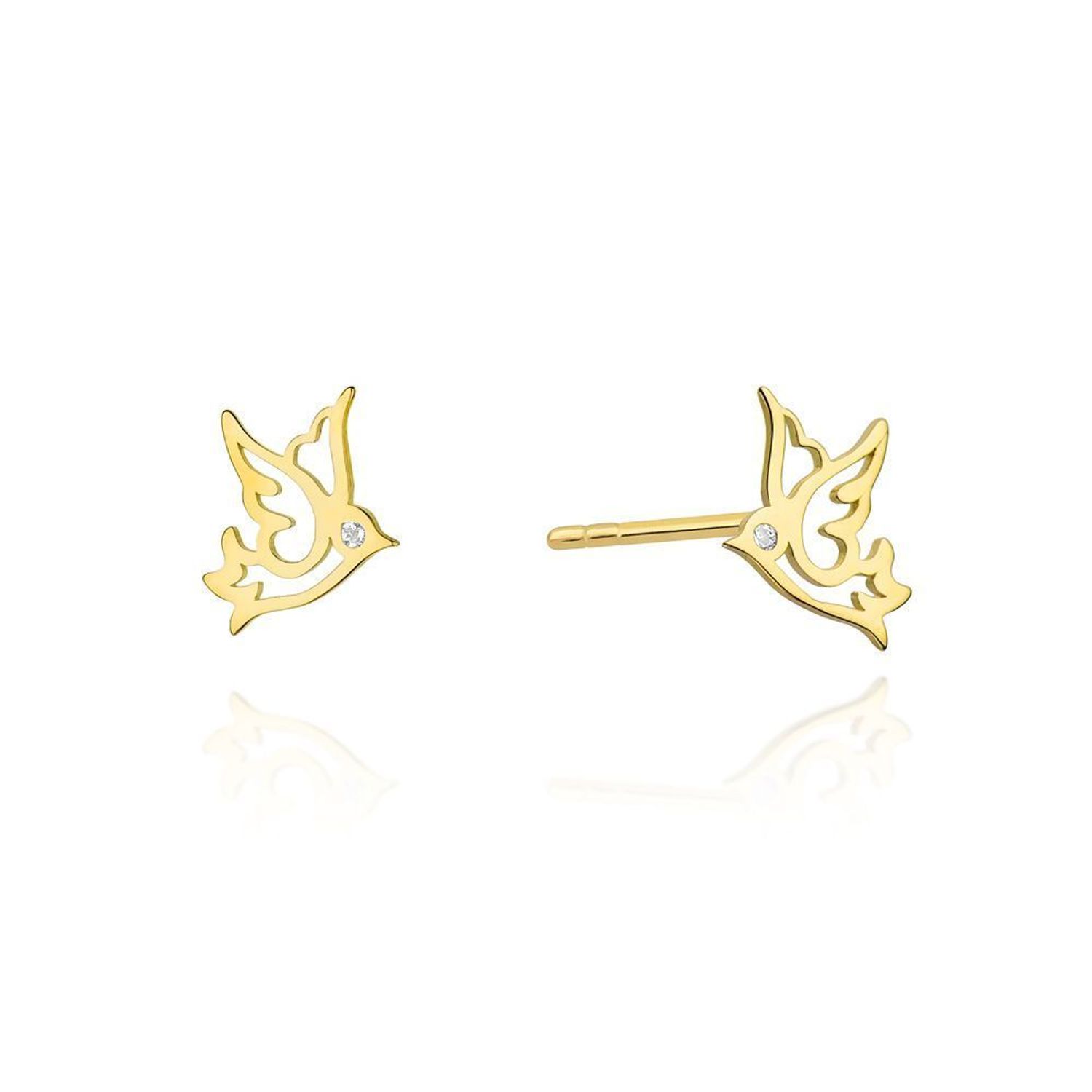 kolczyki-zlote-damskie-585-jaskolki-z-diamentami-0-03-ct-Kolczyki złote damskie 585 Jaskółki z diamentami 0,03 ct.t DIAKLCKO023Z585B0.03.jpg