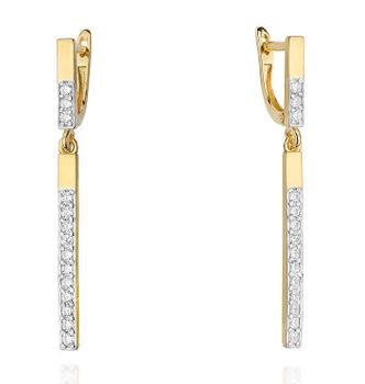 Kolczyki złote Wiszące patyczki z Diamentami 0,56 ct 585 DIAKLCKO027Z585B0 (1).jpg