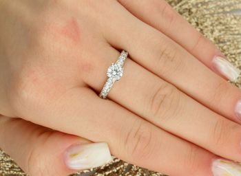 Pierścionek W0534 – Diament Laboratoryjny 0.95ct  Żółte Złoto 585  Biżuteria Premium (2).jpg