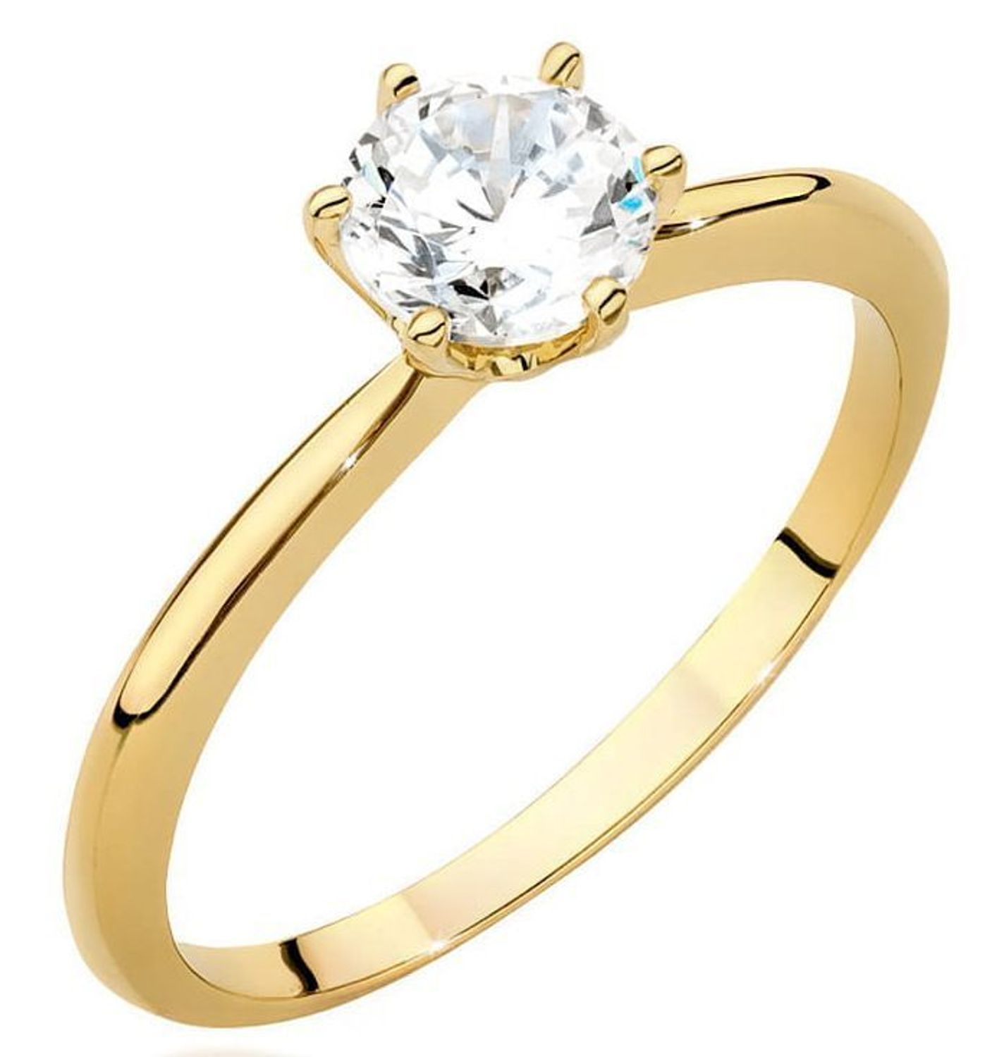 Elegancki pierścionek W0553 z diamentem laboratoryjnym 0.70ct w żółtym złocie 585. Luksusowy model Premium – perfekcyjny blask, etyczne piękno i ponadczasowa elegancja.1.jpg