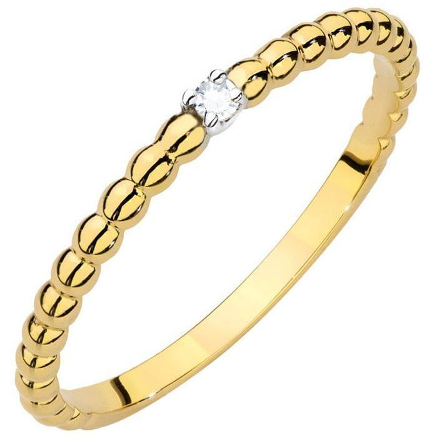 Pierścionek złoty Diament 0,02ct żółte złoto  DIAPRSW0601Z3585DIW.01 Złoty pierścionek damski 585 z Jednym centralnym Białym Diamentem 0.02 ct DIAPRSW0601Z3585DIW.011.jpg