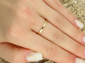 Złoty pierścionek damski 585 z ametystem 0,50 ct – rozmiar 16 tyl.jpg