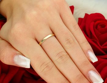 Złoty pierścionek z diamentem laboratoryjnym W0229B – złoto 585 w kolorze żółtym, diament 0.25 ct (VS2 F, 4.1 mm). Elegancka, etyczna biżuteria o wadze 1.7–2.5 g.8.jpg