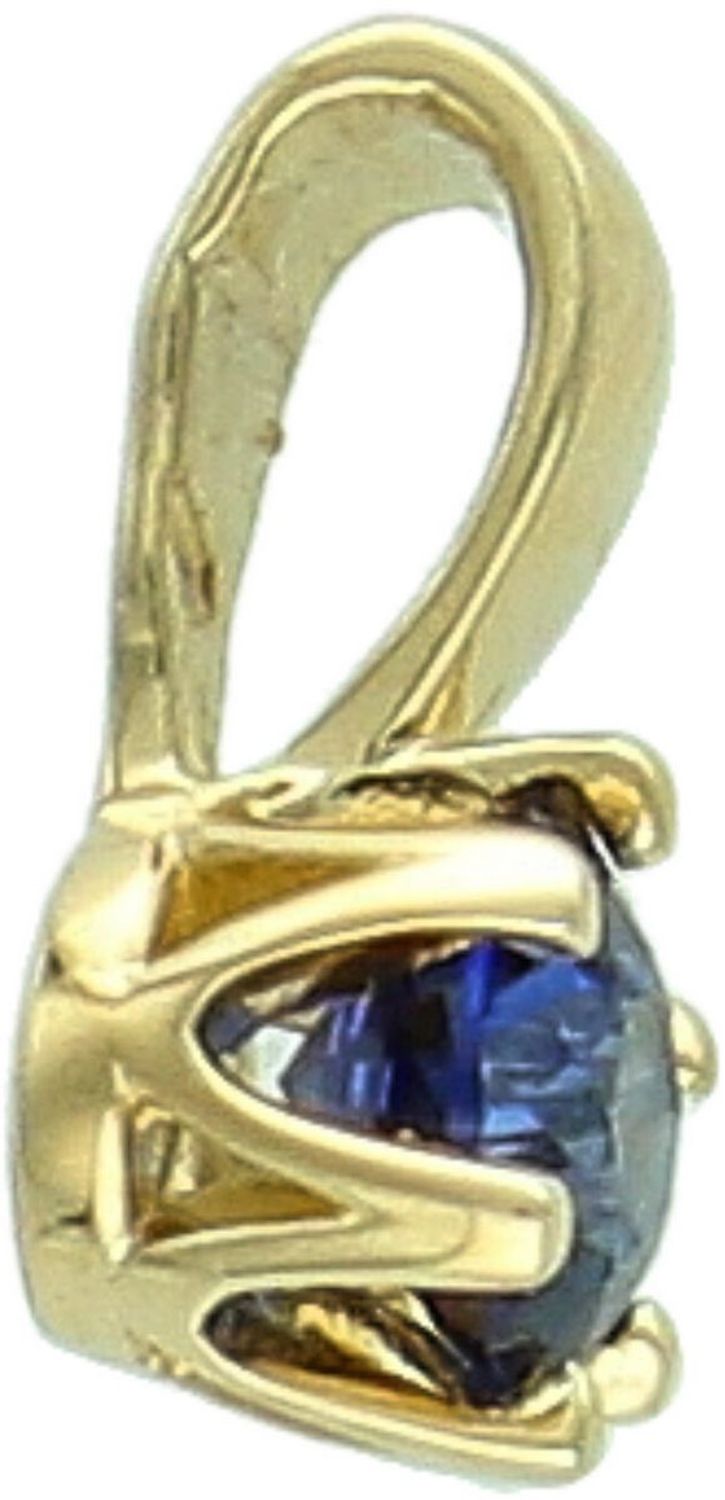 Złota zawieszka z naturalnym szafirem 0.30 ct – Z0076.SAB  Złoto 585 z certyfikatem.jpg