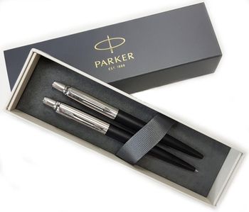 Długopis + ołówek Bond Street Black Parker DUOJOTTER7 (1).jpg