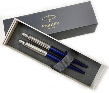 Długopis + ołówek Jotter Royal Blue Parker DUOJOTTER8 ⇨ Fachowy produkt na miarę Twoich możliwości w przystępnej cenie od zegarki-diament.pl..jpg