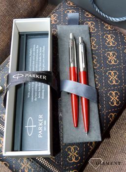 Parker Długopis + Ołówek Kensington Red Duojotter9 Grawer gratis (7).JPG