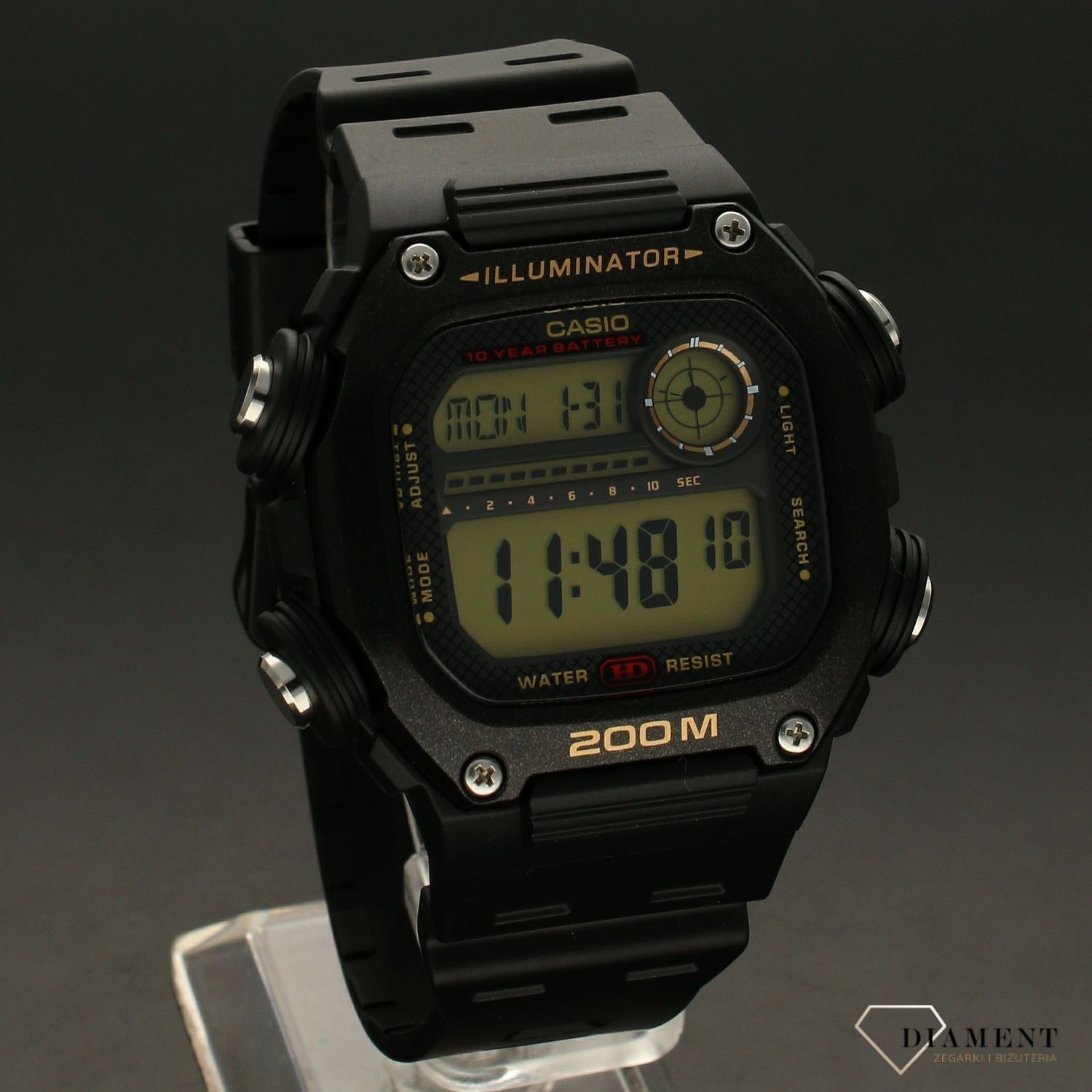 Zegarek męski Casio na bransolecie DW-291H-9AVEF ⌚ Zegarki Casio ✓Zegarki męskie✓ Prezent z grawerem✓ Kurier Gratis 24h✓ Gwarancja najniższej ceny✓ Grawer gratis (1).webp