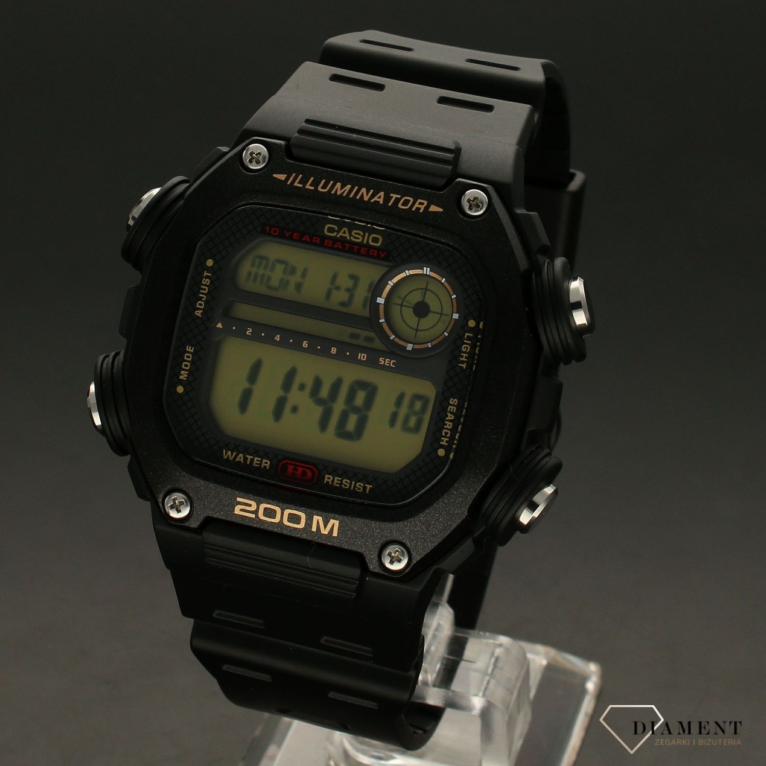 Zegarek męski Casio na bransolecie DW-291H-9AVEF ⌚ Zegarki Casio ✓Zegarki męskie✓ Prezent z grawerem✓ Kurier Gratis 24h✓ Gwarancja najniższej ceny✓ Grawer gratis (1).webp