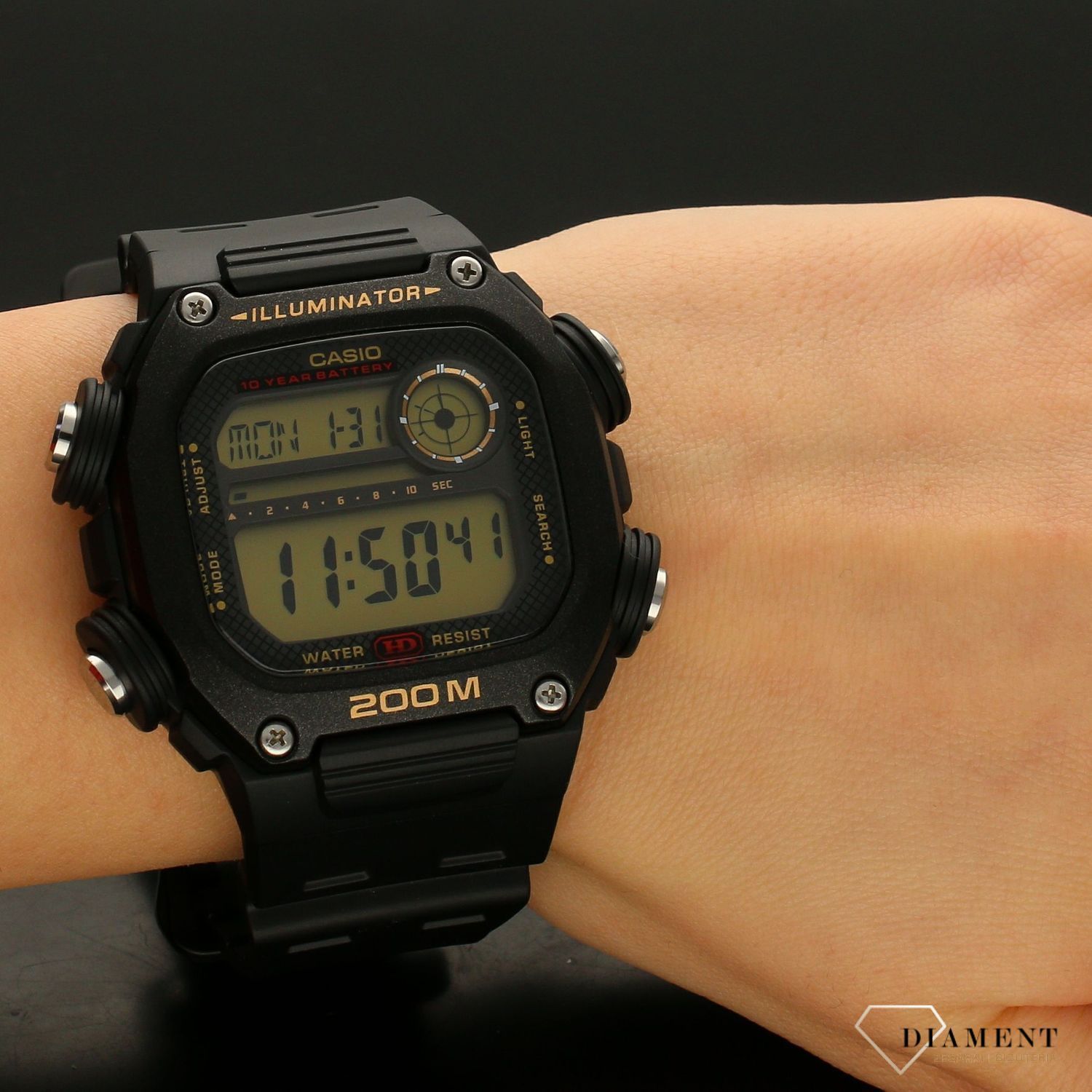 Zegarek męski Casio na bransolecie DW-291H-9AVEF ⌚ Zegarki Casio ✓Zegarki męskie✓ Prezent z grawerem✓ Kurier Gratis 24h✓ Gwarancja najniższej ceny✓ Grawer gratis (1).webp