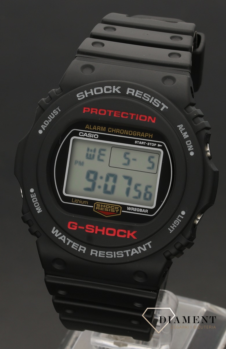 Męski wstrząsoodporny zegarek CASIO G-Shock DW-5750E-1ER.jpg