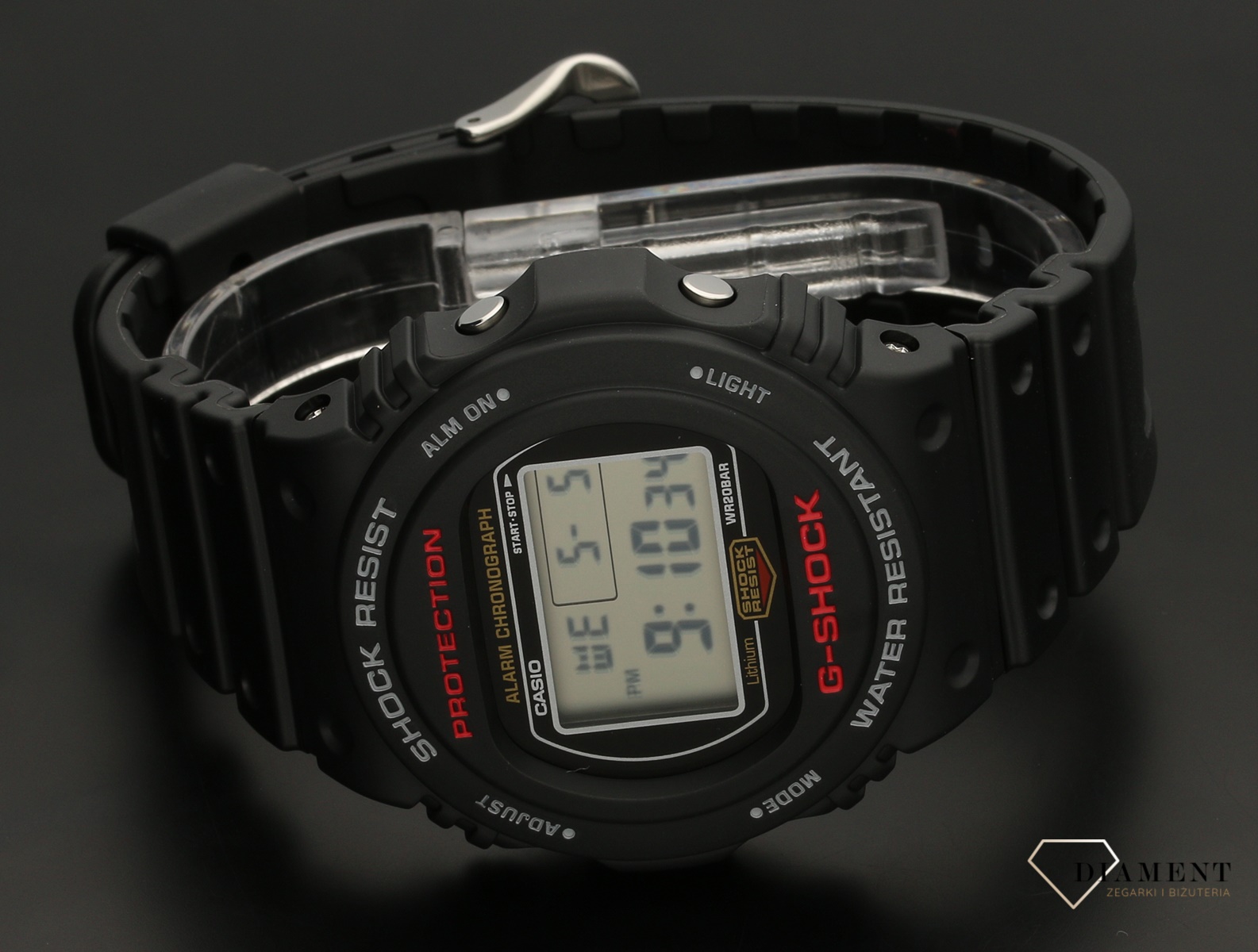 Męski wstrząsoodporny zegarek CASIO G-Shock DW-5750E-1ER.jpg