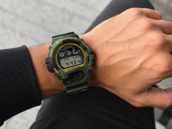 Zegarek męski Casio G-SHOCK DW-6900CMG-3ER Bold Camo moro zielony cyfrowy 200M moro.jpg