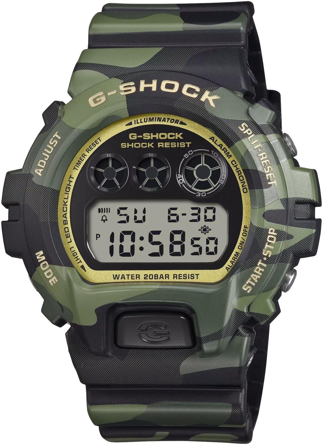 Zegarek męski Casio G-SHOCK DW-6900CMG-3ER Bold Camo moro zielony cyfrowy 200M.jpg