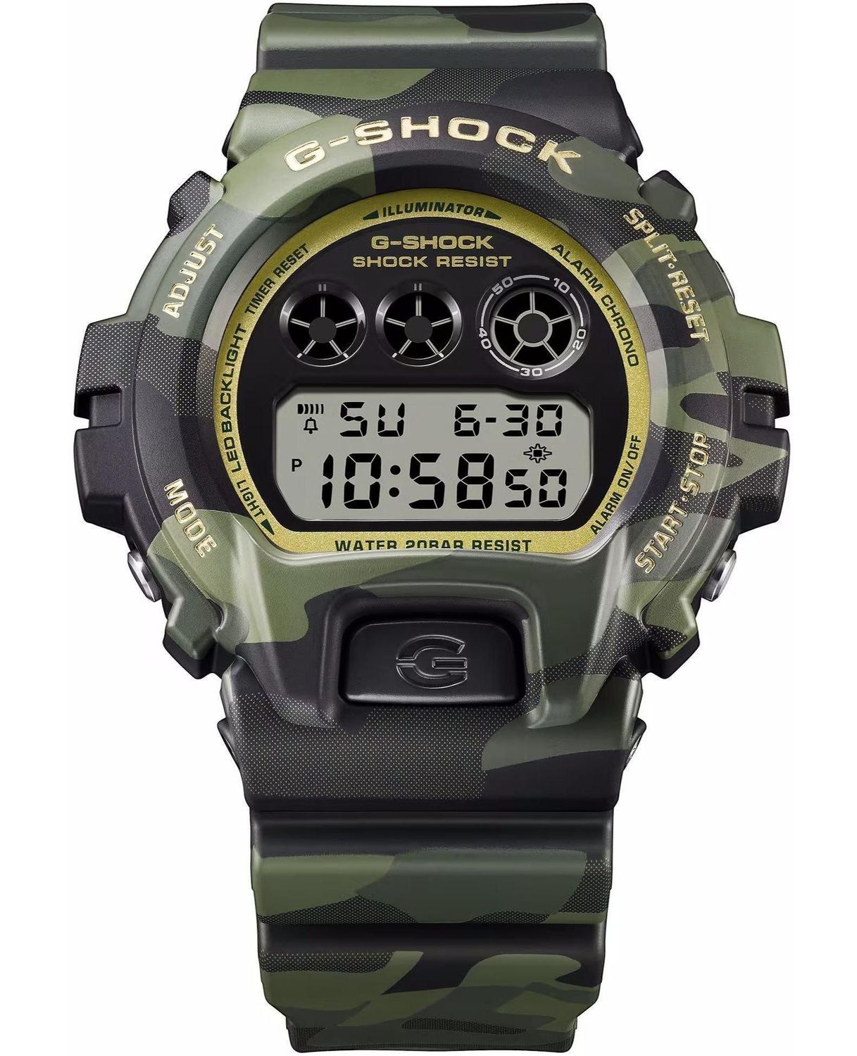 Zegarek męski Casio G-SHOCK DW-6900CMG-3ER Bold Camo moro zielony cyfrowy 200M.jpg
