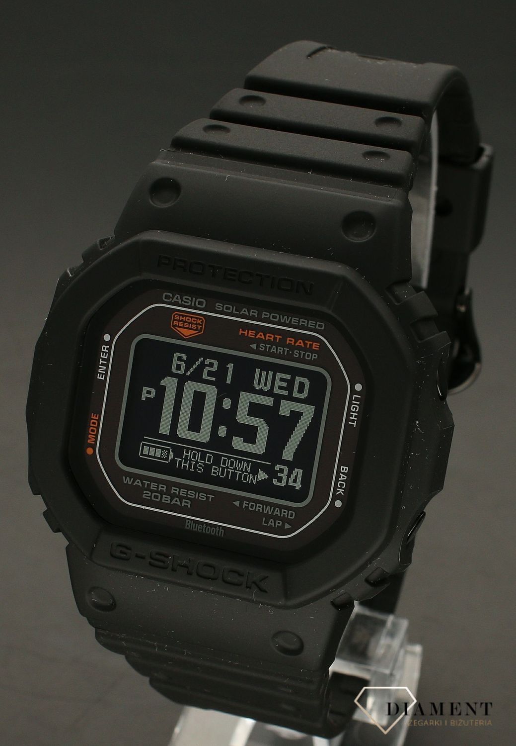 Zegarek męski smartwatch Casio G-SHOCK G-SQUAD MOVE SQUARE BLUETOOTH DW-H5600-1ER. Męski smartwatch Casio G-shock. Casio G-shock z bluetooth. Męski zegarek sportowy G-shock..jpg