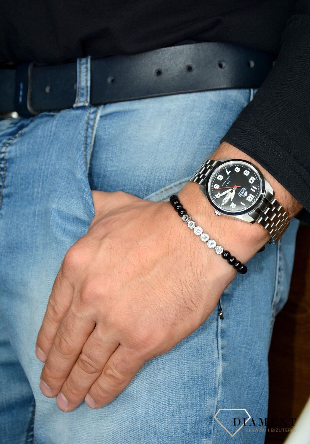 Biżuteria Diesel bransoletka męska z koralików DX1088040.jpg