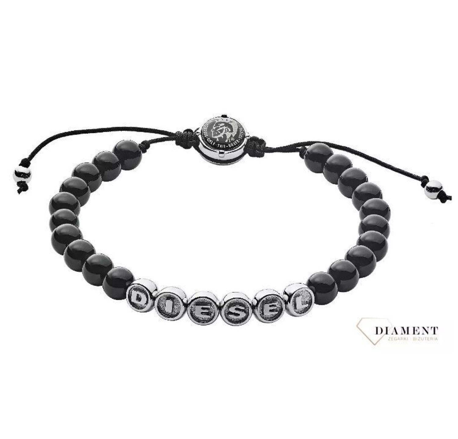 Biżuteria Diesel bransoletka męska z koralików DX1088040.jpg