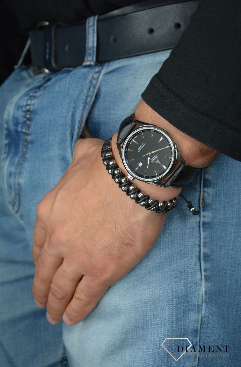 Biżuteria Diesel bransoletka męska stalowa 'Spleciony granat' DX1109040.jpg