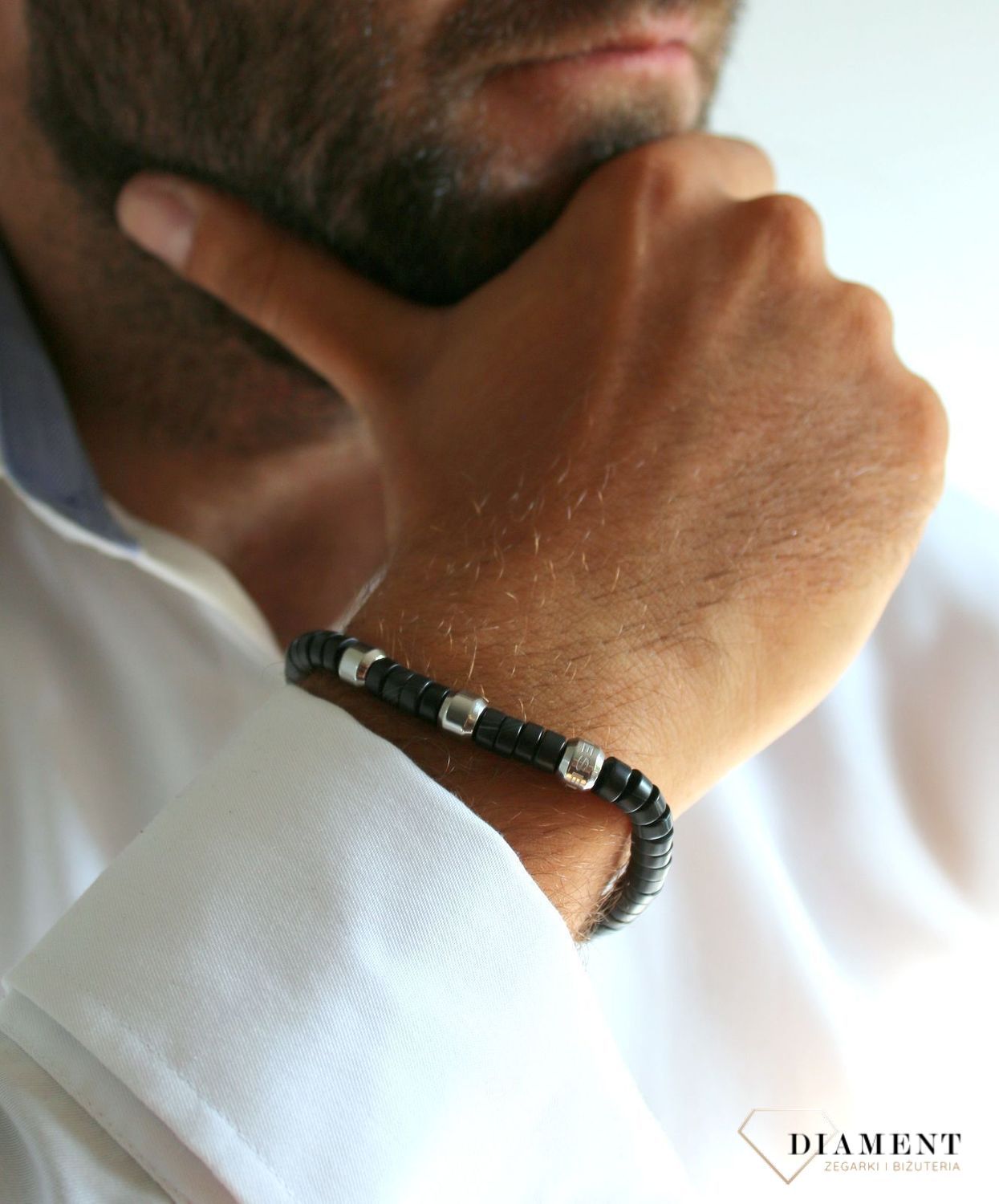 Biżuteria Diesel bransoletka męska koraliki DX1121040.jpg