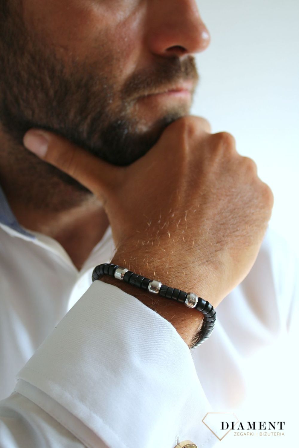 Biżuteria Diesel bransoletka męska koraliki DX1121040.jpg