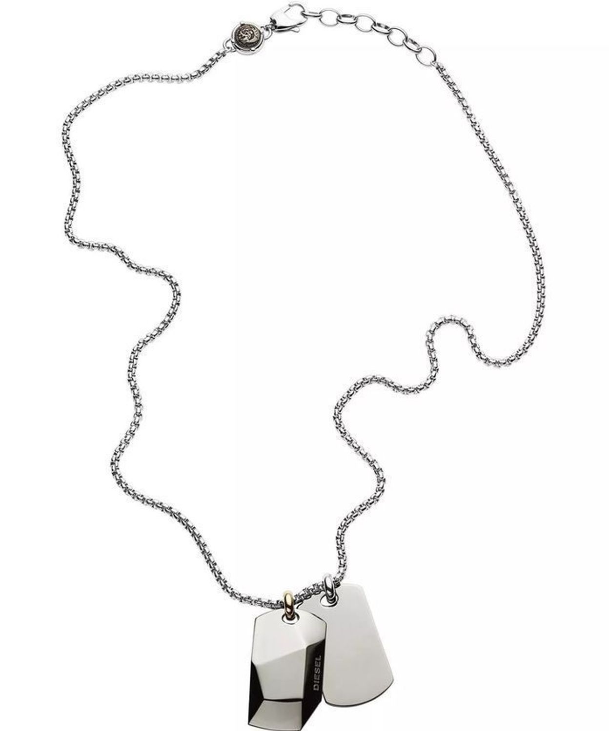 Naszyjnik męski Diesel Double Dogtags DX1143040 Nieśmiertelnik (1).jpg