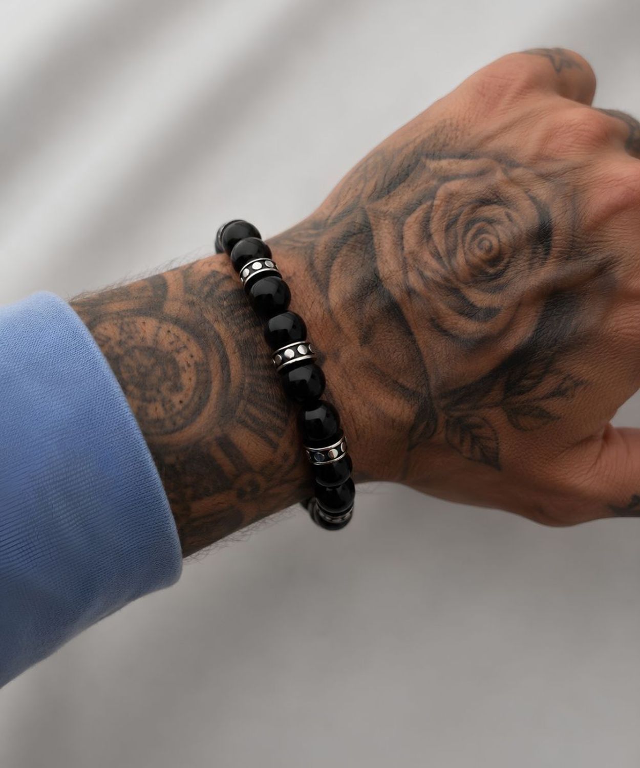 Bransoletka męska Diesel Beads DX1163040 black..jpg