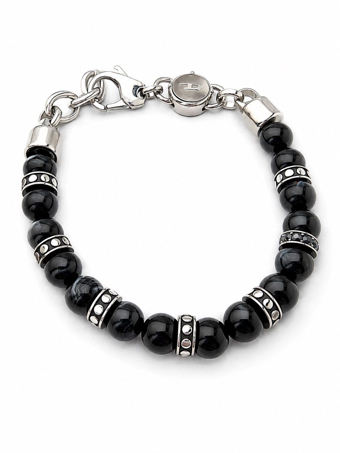 Bransoletka męska Diesel Beads DX1163040 black..jpg