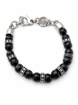 Bransoletka męska Diesel Beads DX1163040 black..jpg