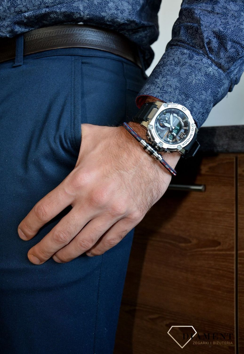 Bransoletka męska stalowa DX1184040.jpg