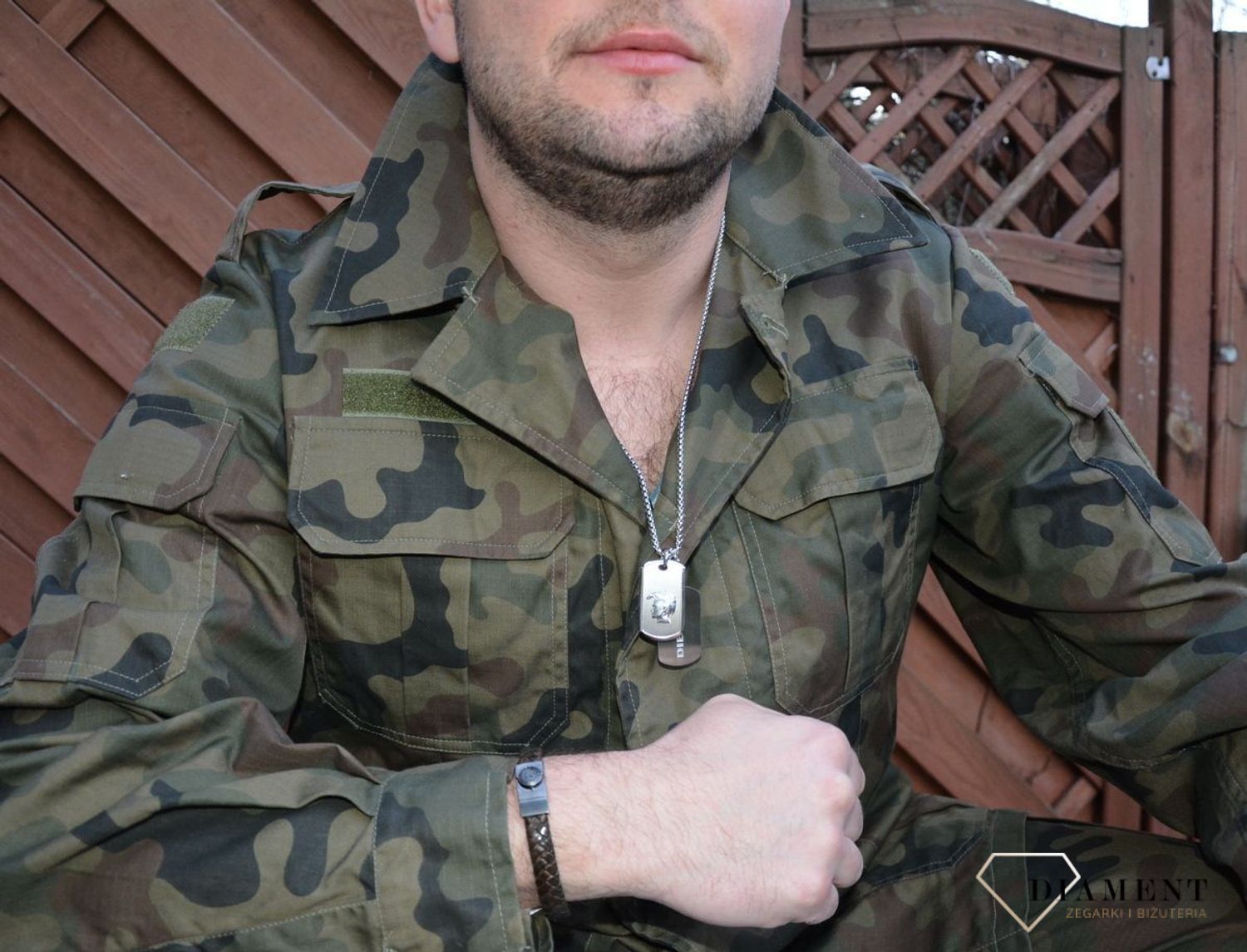 Męski naszyjnik nieśmiertelnik wykonany ze stali  (1).jpg