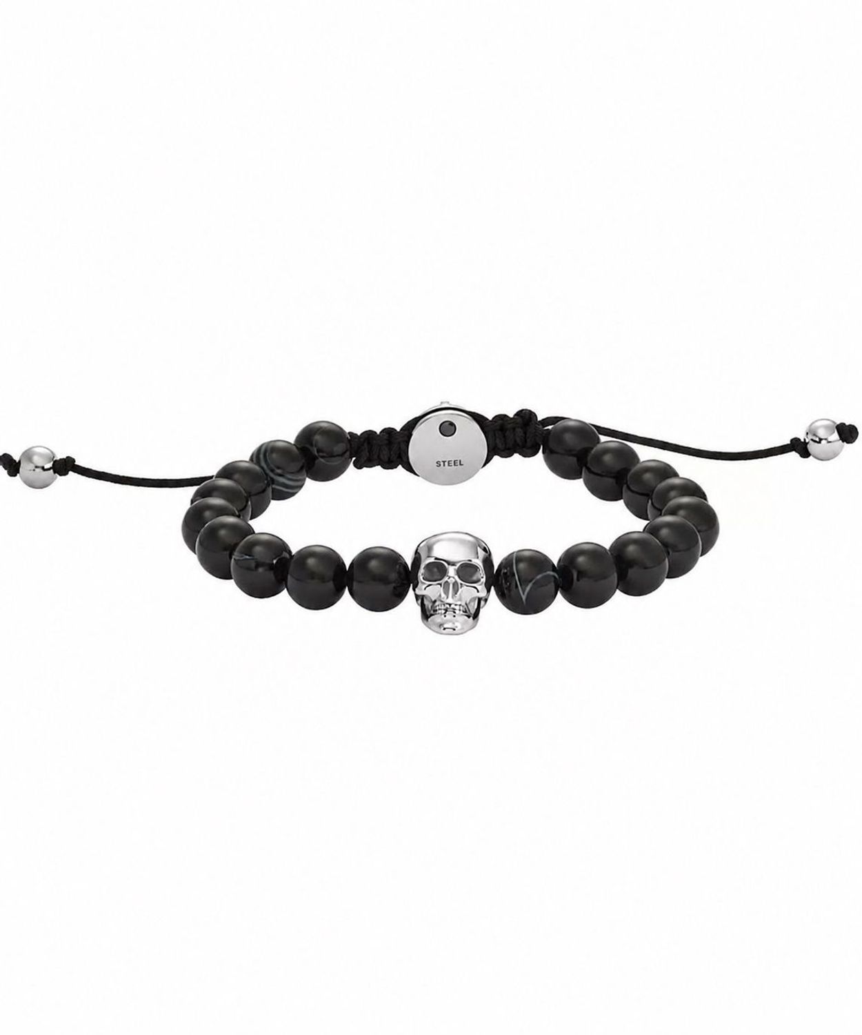 Bransoletka męska Diesel Beads DX1381040 Agat brans black.jpg