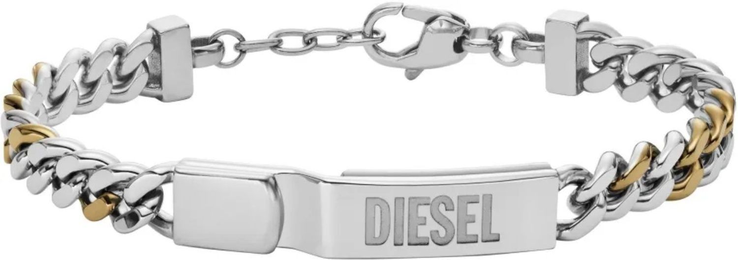 Bransoletka męska Diesel Font DX1457931 srebrna stal (3).jpg
