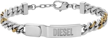 Bransoletka męska Diesel Font DX1457931 srebrna stal (3).jpg