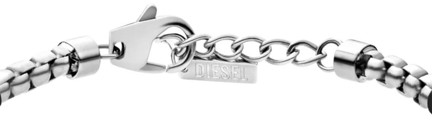 Bransoletka męska Diesel Metamorph DX1634931 czarno-srebrnad (2).jpg