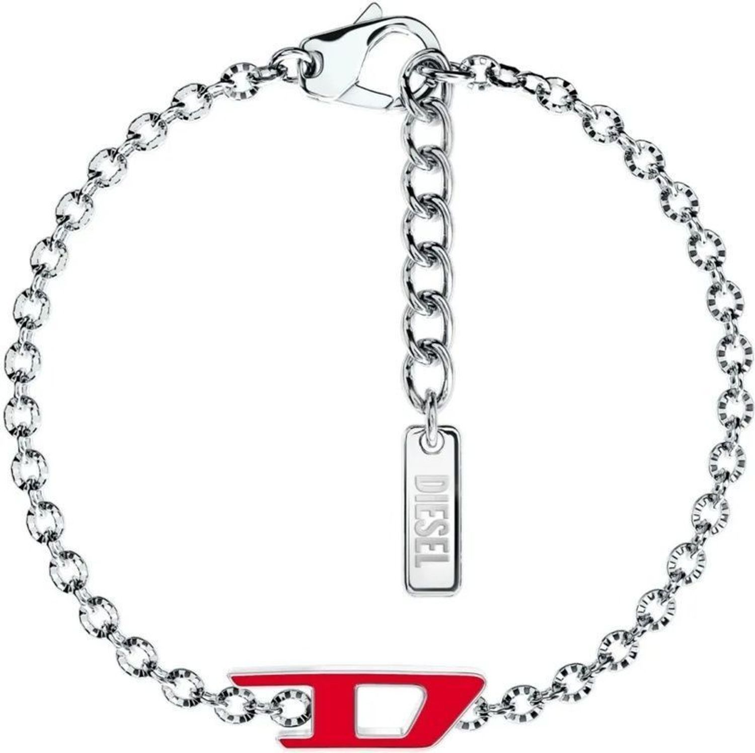Bransoletka męska Diesel DX1691040 D Logo srebrna stal (2).jpg