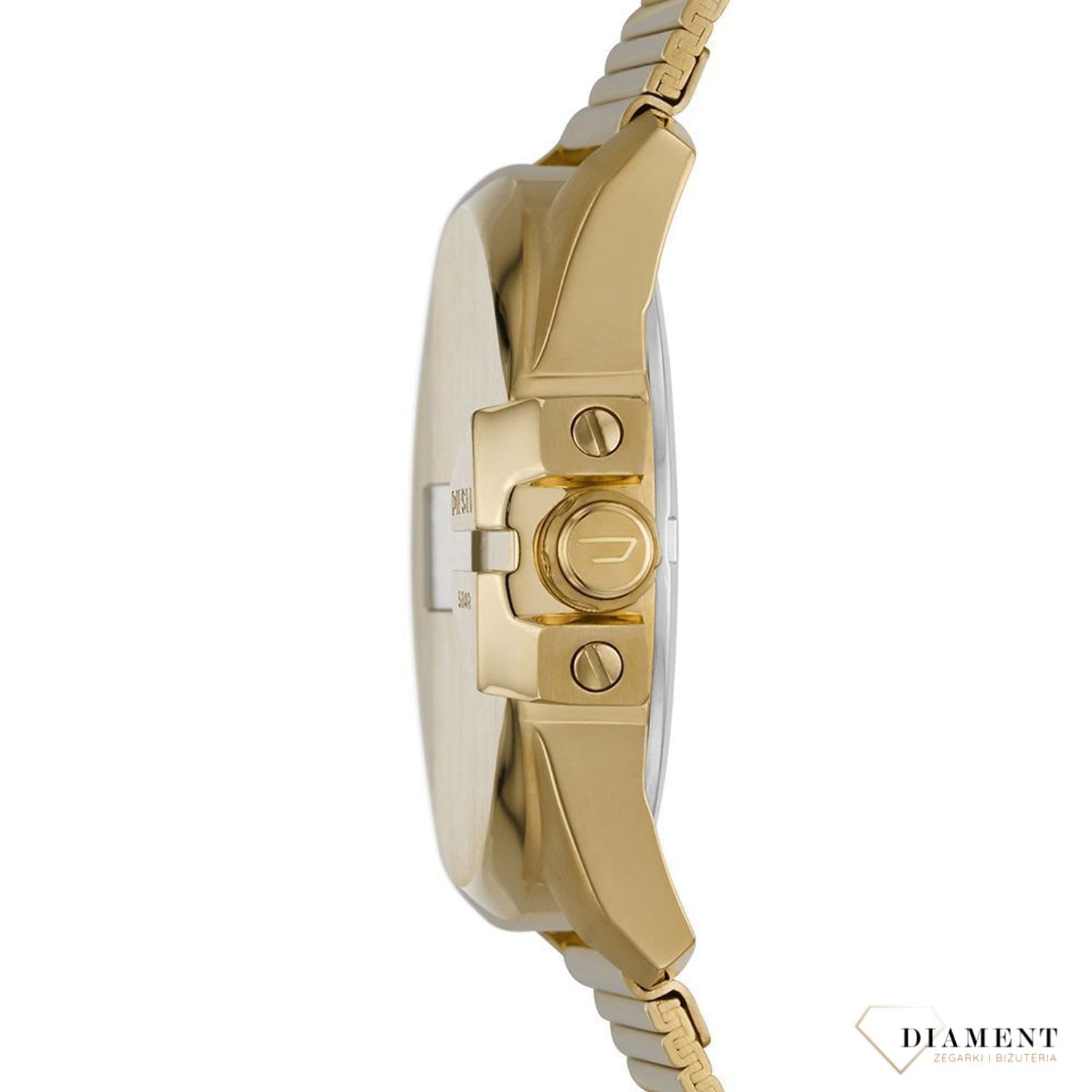 Zegarek damski  złoty na bransolecie Diesel Baby Chief DZ1961 (3).jpg