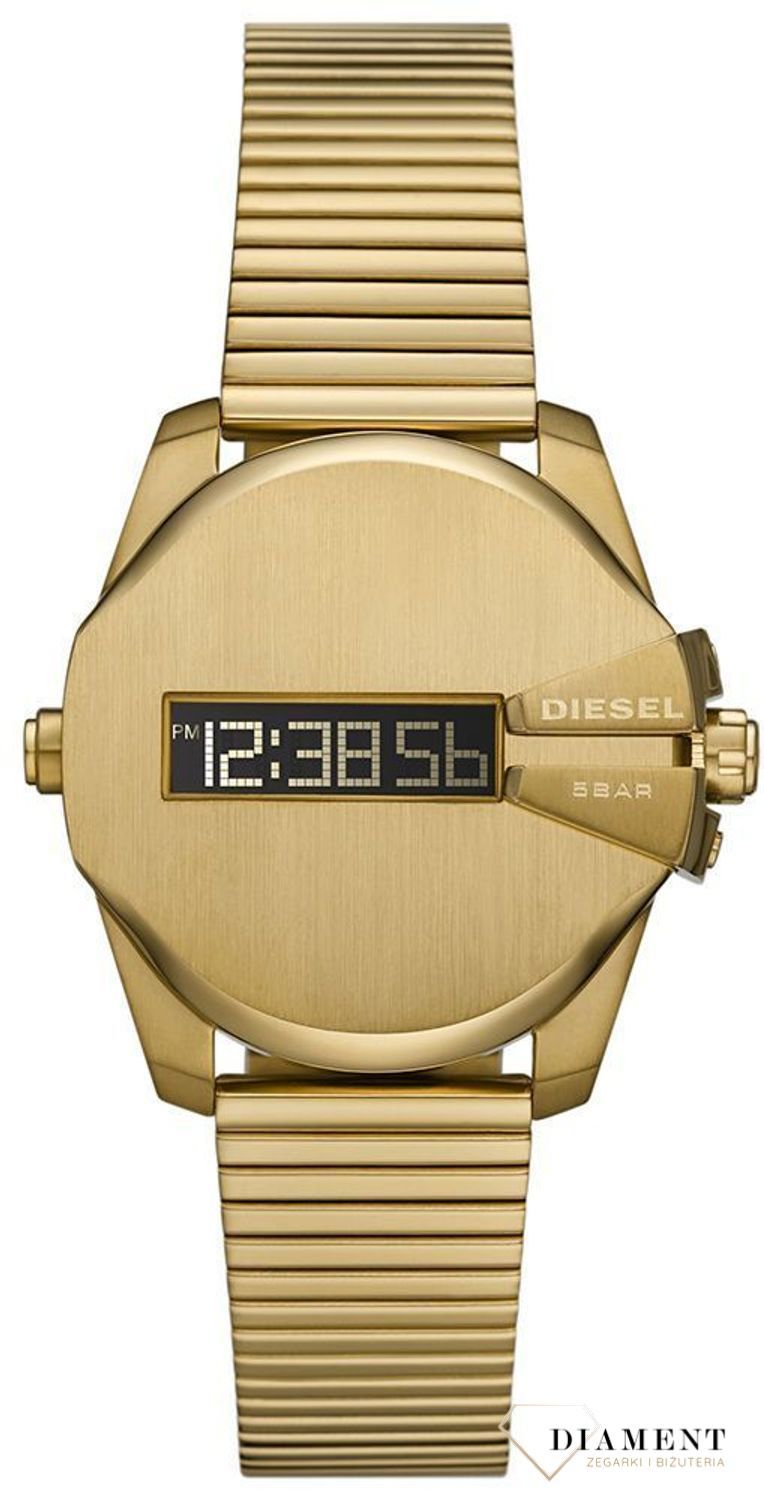 Zegarek damski  złoty na bransolecie Diesel Baby Chief DZ1961 (3).jpg