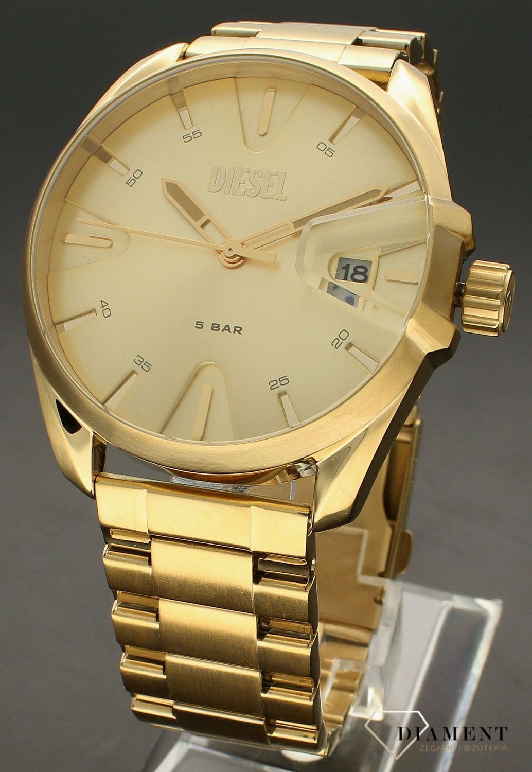 Zegarek męski Diesel MS9 zestaw z łańcuszkiem DZ2163SET.jpg