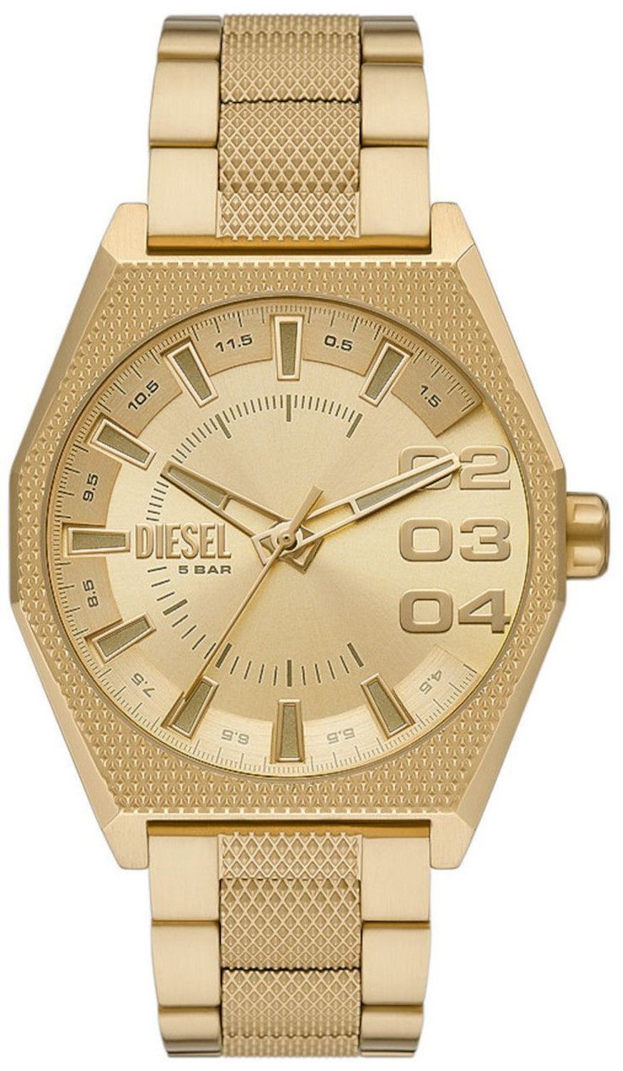 Zegarek męski Diesel DOUBLE SCRAPER na złotej bransolecie DZ2173.jpg